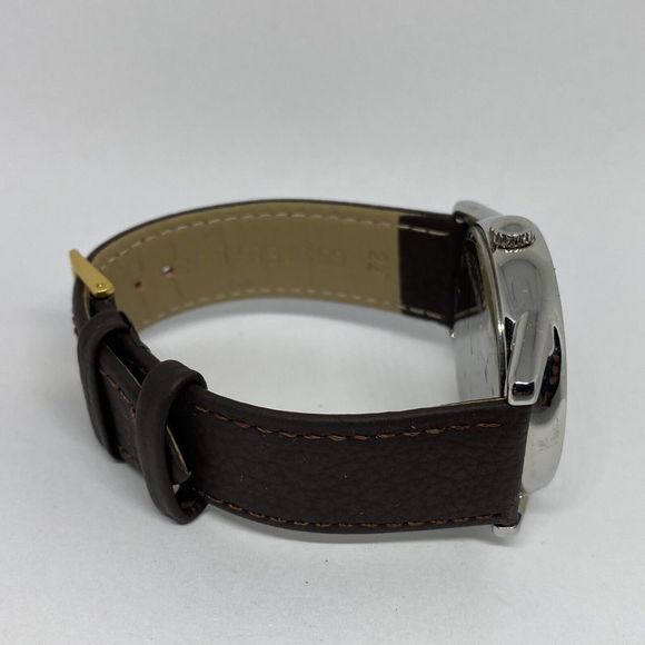 Fossil BQ2442 Men's Brown Leather Analog White Dial Quartz Genuine Watch W94 - Picture 12 of 12